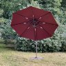 Садовый зонт GardenWay A002-3000 XLM бордовый