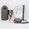 Уличный газовый обогреватель Ställeh Kotte Rattan Grey