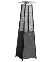 Уличный газовый обогреватель WWT 13I ROTANG Black mini 1.8m