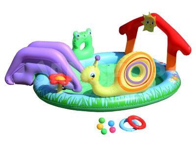 Игровой центр-бассейн с игрушками и шариками Bestway 53055