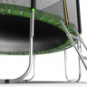 Батут с внешней сеткой и лестницей EVO JUMP External 16ft Green