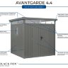 Металлический сарай Black Fox Avantgarde 2.26х2.51м