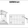 Сарай Дарвин 6х4 (Darwin 6x4), коричневый