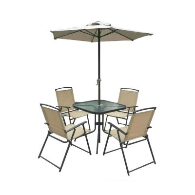 Комплект садовый VINE (стол + 4 кресла + зонт)