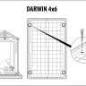 Сарай Дарвин 4х6 (Darwin 4x6), серый