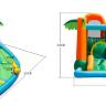 Детский водный надувной Батут HAPPY HOP горки Оазис 7 в 1 9264