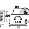 Палатка трекинговая Trek Planet HUDSON 3