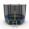 Батут с внешней сеткой и лестницей EVO JUMP External 8ft (Blue) + Lower net