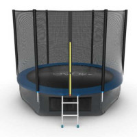 Батут с внешней сеткой и лестницей EVO JUMP External 10ft (Blue) + Lower net