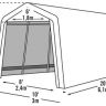 Гараж тентовый SHELTERLOGIC 3 х 6.1 х 2.4 м