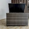 Сундук для хранения KARL 120 с колёсиками, серый