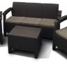 Комплект мебели Афина-мебель AFM-1030A Brown/Cappuccino