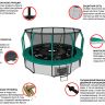 Батут UNIX line SUPREME GAME 10 ft (green)