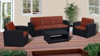 Комплект мебели IDEA LUX 5 с терракотовыми подушками