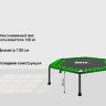 Батут UNIX line FITNESS Lite Green (130 cm)