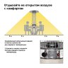 Уличный газовый обогреватель Aesto A-07T, нержавеющая сталь