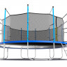 Батут с внутренней сеткой и лестницей EVO JUMP Internal 16ft Blue