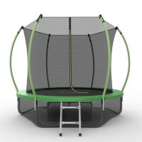 Батут с внутренней сеткой EVO JUMP Internal 8ft Green + Lower net