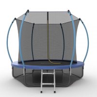 Батут с внутренней сеткой EVO JUMP Internal 8ft Blue + Lower net