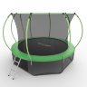 Батут с внутренней сеткой и лестницей EVO JUMP Internal 12ft (Green) + Lower net