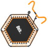 Батут UNIX Line FITNESS Orange Pro (130 cm)