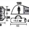 Палатка кемпинговая Trek Planet Montana 4