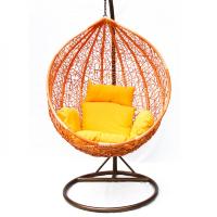 Подвесное кресло KVIMOL KM 0001 большая корзина оранжевая
