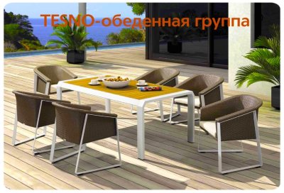 Комплект мебели из ротанга TESNO-202420 обеденная группа б/у