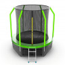 Батут с внутренней сеткой EVO JUMP Cosmo 6ft (Green) + Lower net