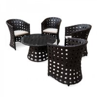 Комплект дачной мебели KVIMOL KM-0009 Black