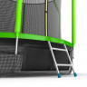 Батут с внутренней сеткой и лестницей EVO JUMP Cosmo 8ft (Green) + Lower net
