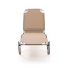 Шезлонг Dias алюминиевый, бежевый