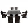 Комплект дачной мебели KVIMOL KM-0013 Black