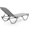 Шезлонг Dias алюминиевый, серый