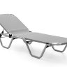 Шезлонг Dias алюминиевый, серый