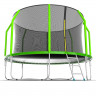 Батут с внутренней сеткой и лестницей EVO JUMP Cosmo 12ft Green