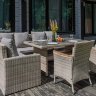 Комплект мебели из искусственного ротанга Zorro Wood, цвет бежевый