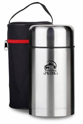 Термос "Арктика" с супер-широким горлом для супа и еды 301-1000А, 1 л