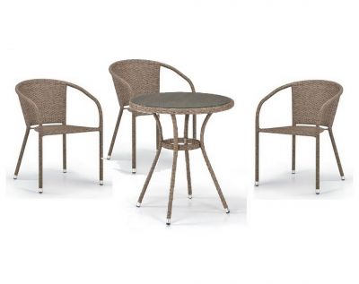 Комплект мебели T282ANT/Y137C-W56 Light Brown 3Pcs