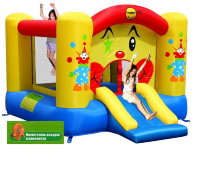 Детский надувной Батут с горкой Веселый Клоун HAPPY HOP 9201