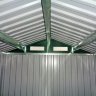 Металлический сарай GreenStorage Арчер B темно-зеленый