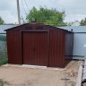  Металлический сарай GreenStorage Эван E темно-коричневый