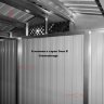  Металлический сарай GreenStorage Эван E темно-коричневый