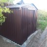 Металлический сарай GreenStorage Арчер В темно-коричневый