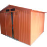 Металлический сарай GreenStorage Арчер D светло-коричневый