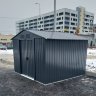 Металлический сарай GreenStorage Арчер D серый
