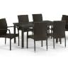 Комплект мебели T256A/Y379A-W53 Brown 6Pcs