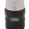 Термос для еды с ложкой Thermos SK 3000 BK Matt Black, 0.47 л