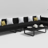Лаунж зона Gardenini HACIENDA black