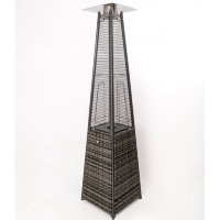 Уличный газовый обогреватель Ställeh Pyramid x4 Rattan Grey